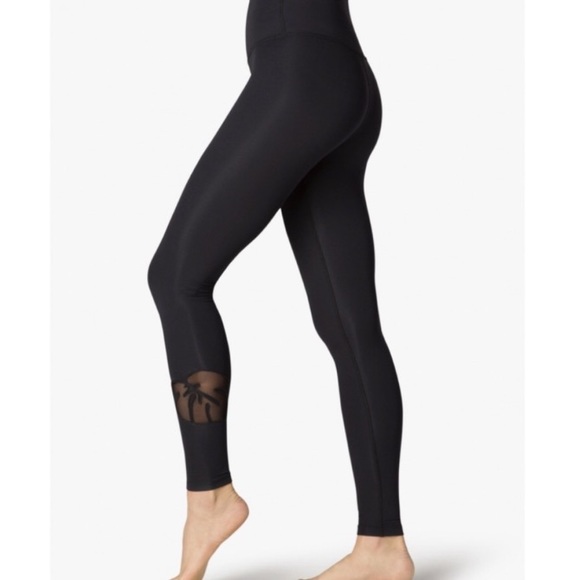 Beyond Yoga Pants - Beyond Yoga Take Leaf Black High Rise Leggings